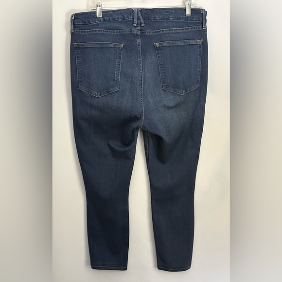 $149 GOOD AMERICAN Good Waist Made In USA Jeans Womens 22 Ankle 35x25” High-rise - Picture 5 of 15